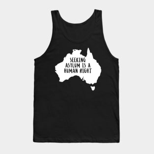 'Seeking Asylum Is Human Right' Refugee Care Shirt Tank Top